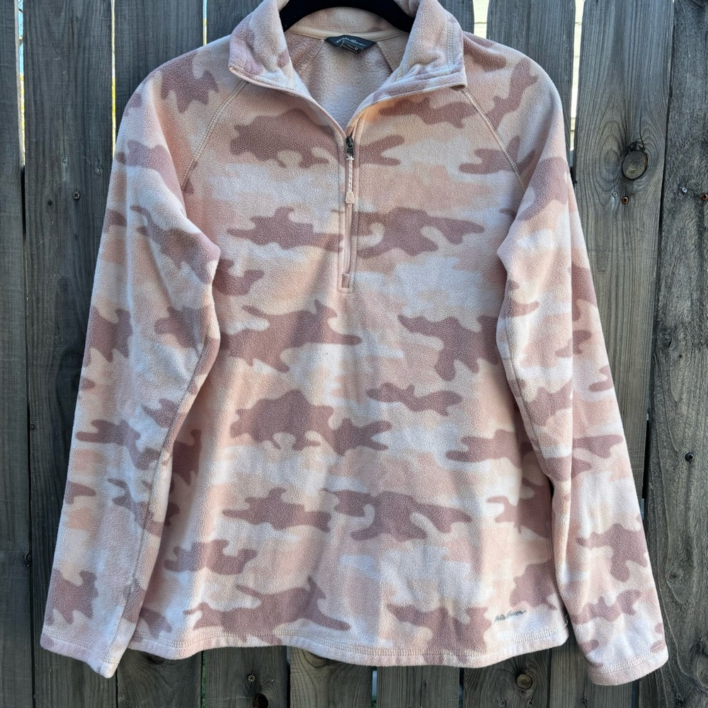 Eddie Bauer Sweatshirt Camo Print Pullover | Size M